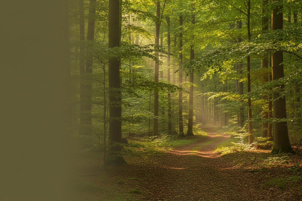 Waldpfad-Entwurf für Naturspur